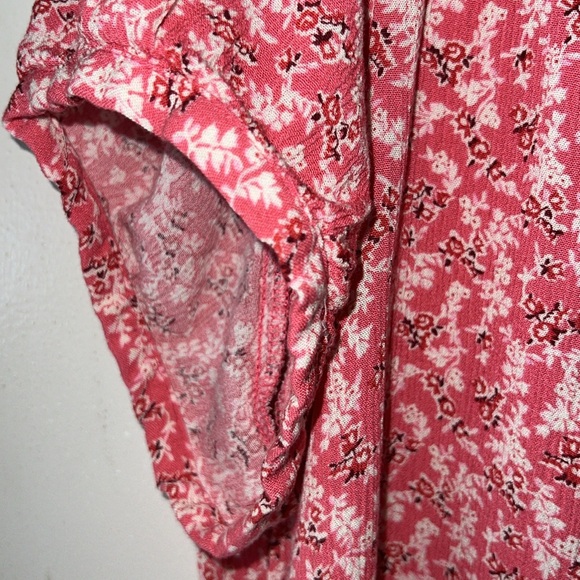 Market & Spruce Size XL Pink Zoa Button Down Top - Picture 4 of 6